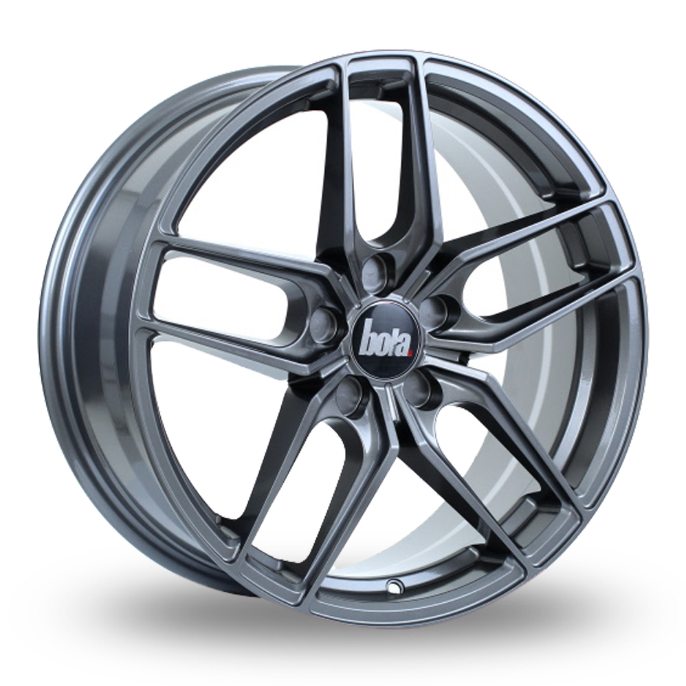 20 Inch Bola B11 Gloss Gunmetal Alloy Wheels