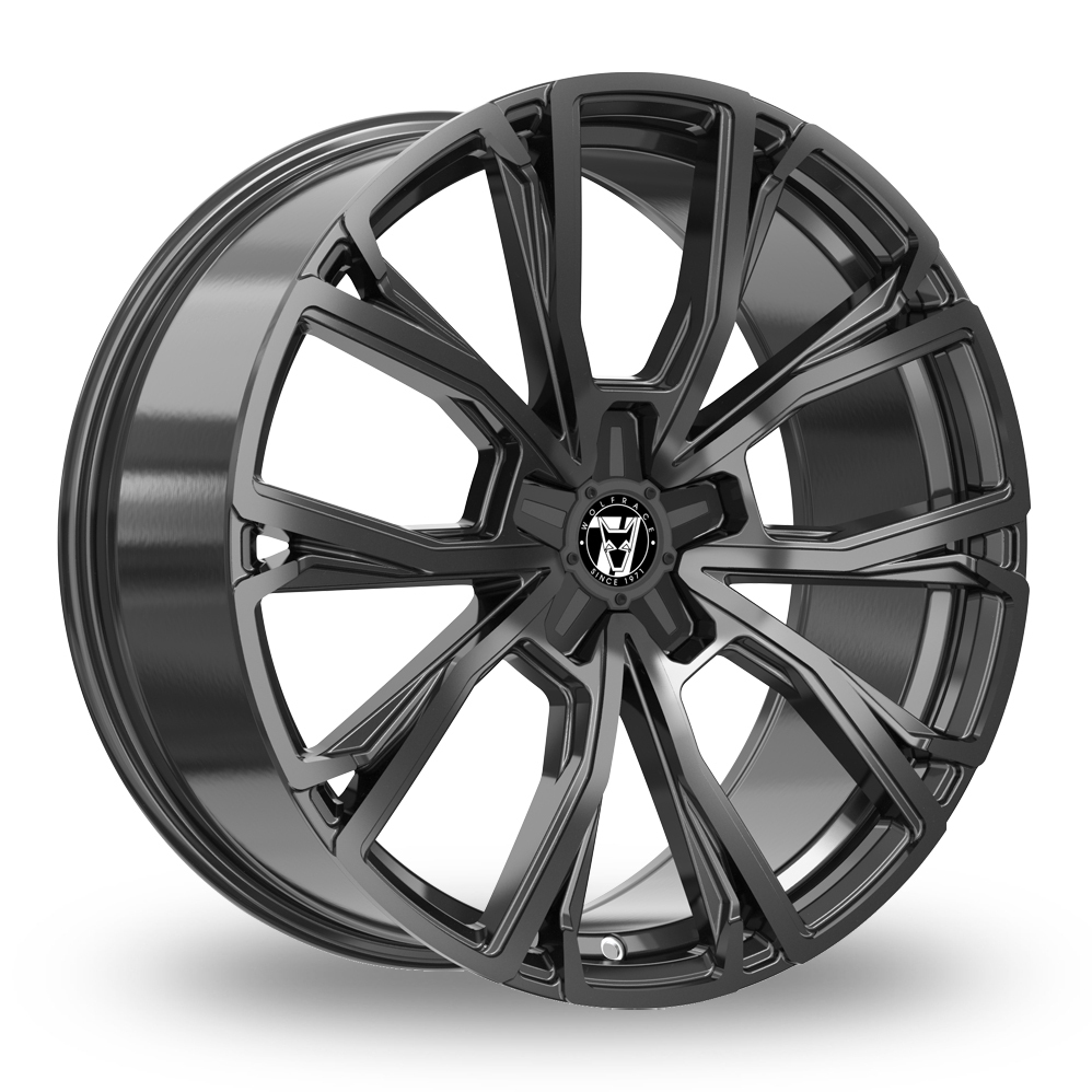 20 Inch Wolfrace Matrix (Special Offer) Gloss Black Alloy Wheels